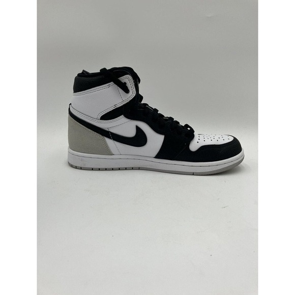 PRE-OWNED Nike Air Jordan 1 Retro High OG Men's Basketball Shoes Black US Size 8 - Picture 4 of 13
